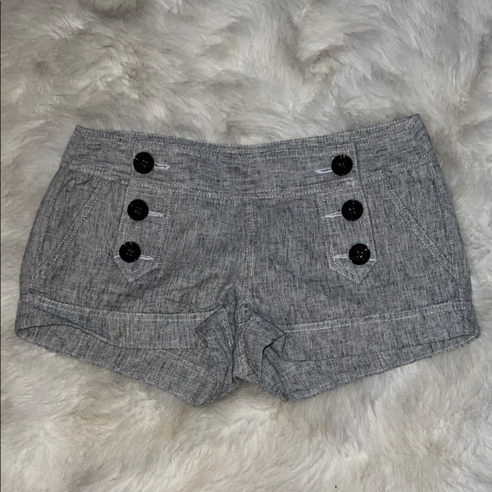Express High Waist Gray Shorts